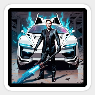 Elon Musk - X-man Edition Sticker